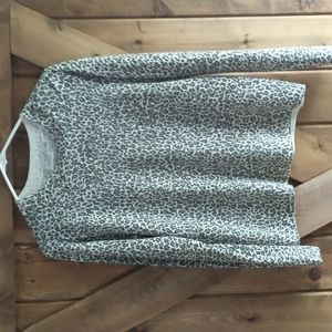 Ladies Cashmalon Animal Print Top